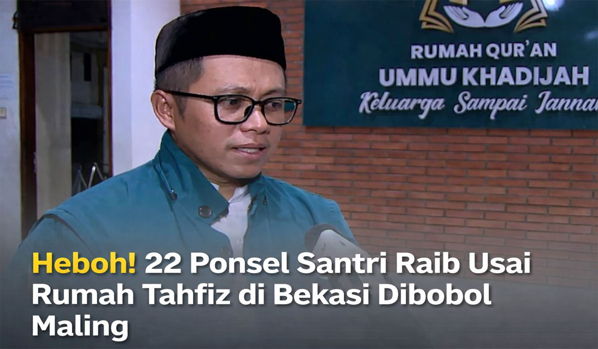 Heboh! 22 Ponsel Santri Raib Usai Rumah Tahfiz di Bekasi Dibobol Maling